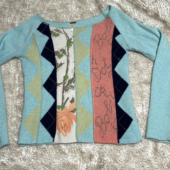 Free People Wool Sweater Top - Picture 1 of 9